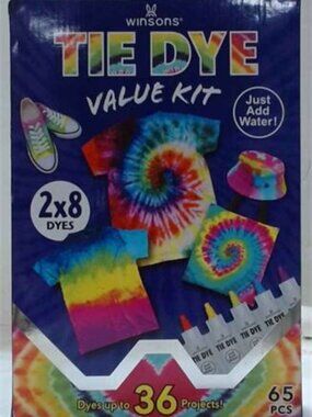 NIB  4 sets of Winsons 65-piece DIY Non Toxic Permanent Tie Dye Kit